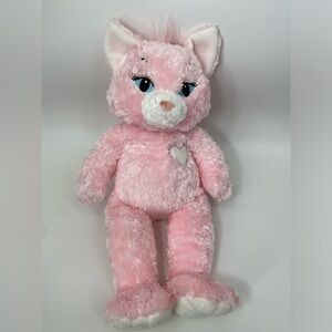 Build‎ A Bear Plush Pink Sassy Disney Aristocats Marie Heart Kitty Plush Stuffed